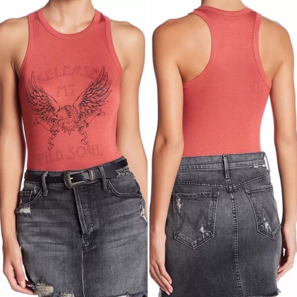 h.i.p. Tops - Release My Wild Soul Tank Top Bodysuit